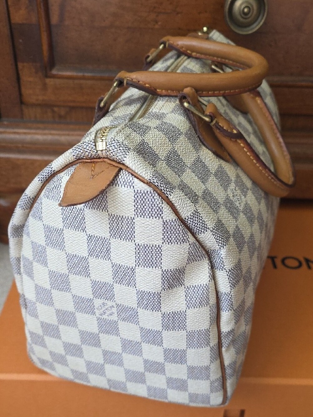 Louis Vuitton Damier Azul Speedy 30 - Picture 2 of 10